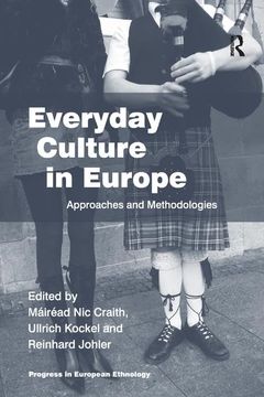 portada Everyday Culture in Europe: Approaches and Methodolgies (en Inglés)