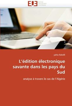 portada L'Edition Electronique Savante Dans Les Pays Du Sud