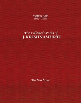 portada The Collected Works of J. Krishnamurti - Volume xiv 1963-1964: The new Mind: 14 