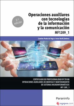 portada Operaciones Auxiliares con Tecnologías de la Información y la Comunicación: Rústica (8) (in Spanish)