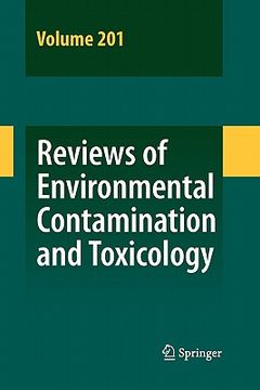 portada reviews of environmental contamination and toxicology 201 (en Inglés)