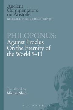 portada Philoponus: Against Proclus on the Eternity of the World 9-11 (en Inglés)
