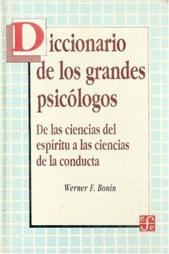 portada Diccionario de los Grandes Psicologos