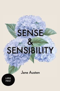 portada Sense and Sensibility: Large Print (en Inglés)