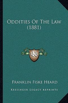 portada oddities of the law (1881) (en Inglés)