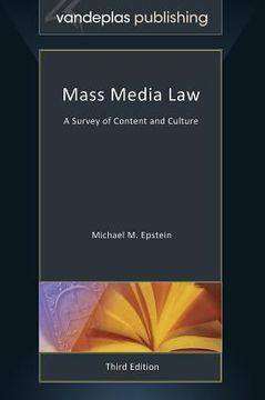 portada Mass Media Law: A Survey of Content and Culture (in English)