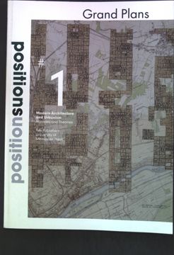 portada Grand Plans: Journal on Modern Architecture and Urbanism ,Positions, Band 1.