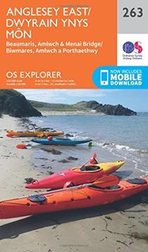 portada Ordnance Survey Explorer 263 Anglesey East map With Digital Version (en Inglés)