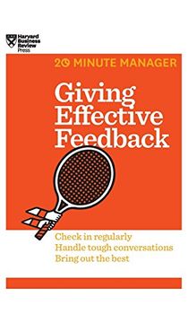 portada Giving Effective Feedback (Hbr 20-Minute Manager Series) 