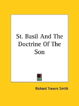 portada st. basil and the doctrine of the son (in English)