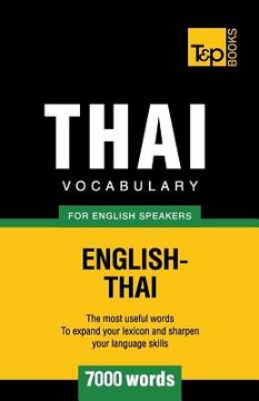 portada Thai vocabulary for English speakers - 7000 words (en Inglés)