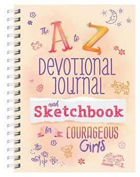 portada A to z Devotional Journal and Sketchbook for Courageous Girls (en Inglés)