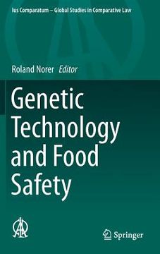 portada Genetic Technology and Food Safety (en Inglés)