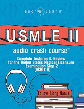 portada Usmle 2 Audio Crash Course: Complete Test Prep and Review for the United States Medical Licensure Examination Step 2 (Usmle ii) (en Inglés)
