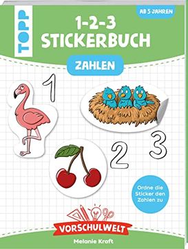 portada Vorschulwelt - das 1-2-3-Stickerbuch Zahlen (en Alemán)