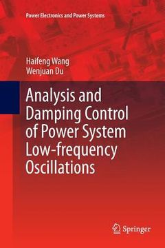 portada Analysis and Damping Control of Power System Low-Frequency Oscillations (en Inglés)