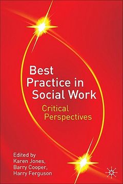 portada Best Practice in Social Work: Critical Perspectives (in English)