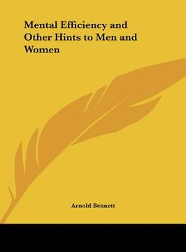 portada mental efficiency and other hints to men and women