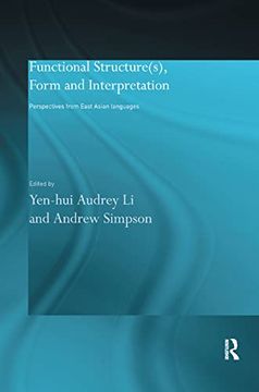 portada Functional Structure(s), Form and Interpretation: Perspectives from East Asian Languages (in English)