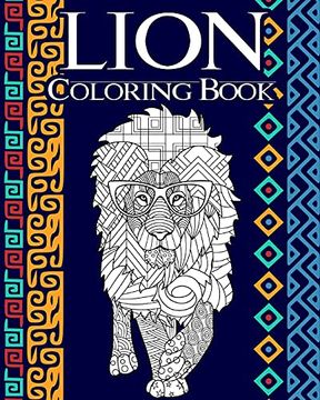 portada Lion Coloring Book (en Inglés)