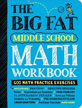 portada Big fat Middle School Math Workbook: Studying With the Smartest kid in Class (Big fat Notebooks) 