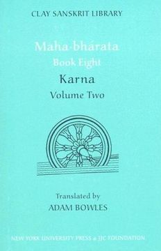 portada Maha-Bhrata Book Eight (Volume 2): Karna (Clay Sanskrit Library) (in English)