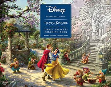 portada Disney Dreams Collection Thomas Kinkade Studios Disney Princess Coloring Poster Book (in English)