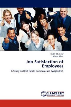 portada job satisfaction of employees (en Inglés)