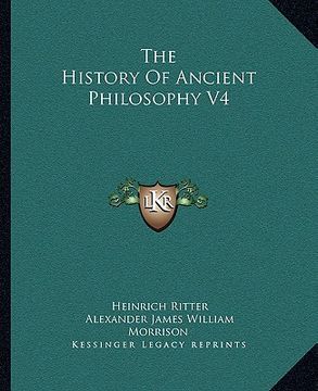 portada the history of ancient philosophy v4 (in English)