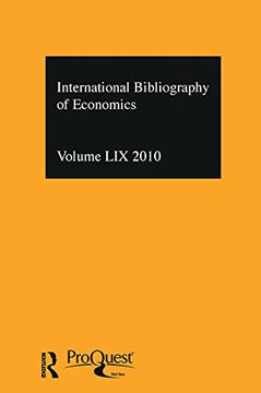 portada Ibss: Economics: 2010 Vol. 59: International Bibliography of the Social Sciences (en Inglés)