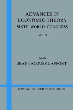 portada advances in economic theory: volume 2: sixth world congress