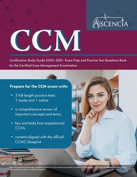 portada Ccm Certification Study Guide 2020-2021: Exam Prep and Practice Test Questions Book for the Certified Case Management Examination 