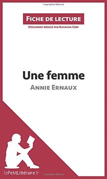 portada Une Femme D'annie Ernaux (en Francés)