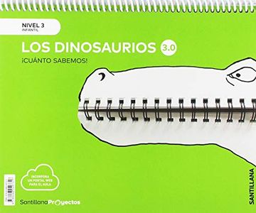 portada Cuanto Sabemos 3. 0 Nivel 3 los Dinosaurios (in Spanish)