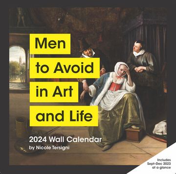portada Men to Avoid in art and Life 2024 Wall Calendar (-) (en Inglés)