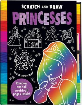 portada Scratch and Draw Princesses (en Inglés)