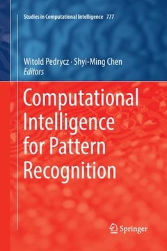 portada Computational Intelligence for Pattern Recognition (en Inglés)