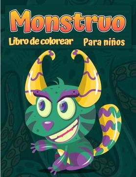 portada Libro Para Colorear Monstruos Para Niños