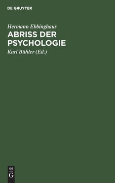 portada Abriss der Psychologie (German Edition) [Hardcover ] (en Alemán)