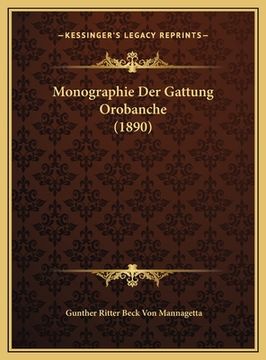 portada Monographie Der Gattung Orobanche (1890) (in German)