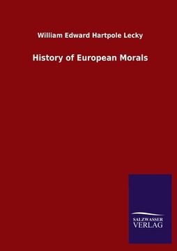 portada History of European Morals