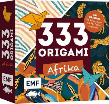 portada 333 Origami - Faszination Afrika - Farbenfrohe Papiere Falten (en Alemán)