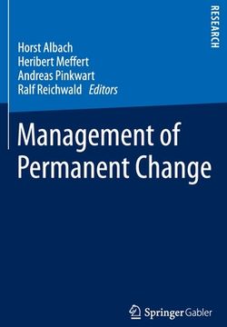 portada Management of Permanent Change (en Inglés)