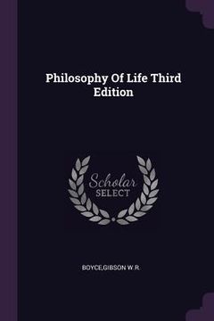 portada Philosophy Of Life Third Edition (en Inglés)