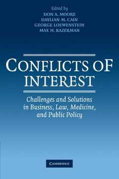 portada Conflicts of Interest: Challenges and Solutions in Business, Law, Medicine, and Public Policy (en Inglés)