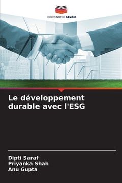 portada Le développement durable avec l'ESG (in French)