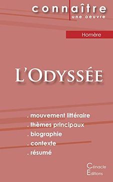 portada Fiche de Lecture L'odyssée de Homère (en Francés)