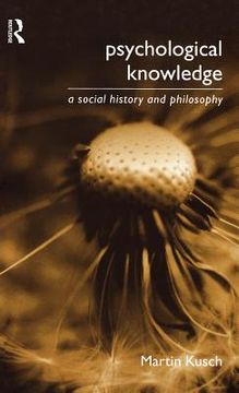 portada psychological knowledge: a social history and philosophy (en Inglés)
