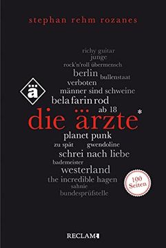 portada Die Ärzte. 100 Seiten (Reclam 100 Seiten) (in German)