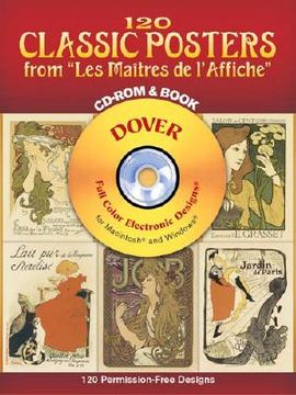 portada 120 classic posters from "les maitres de l'affiche" [with cdrom]